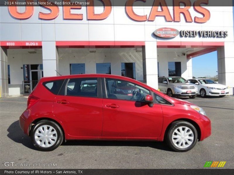 Red Brick / Charcoal 2014 Nissan Versa Note SV