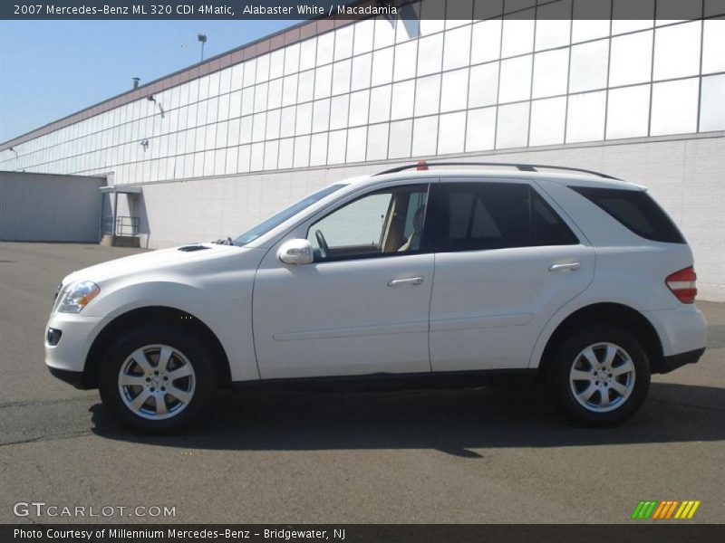 Alabaster White / Macadamia 2007 Mercedes-Benz ML 320 CDI 4Matic