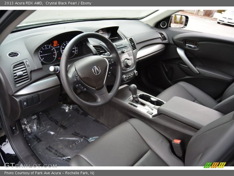 Crystal Black Pearl / Ebony 2013 Acura RDX AWD