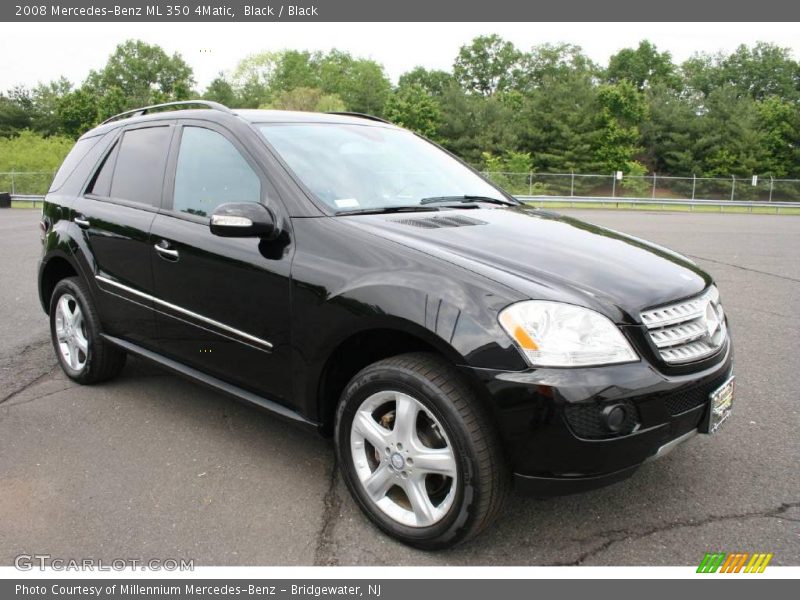 Black / Black 2008 Mercedes-Benz ML 350 4Matic