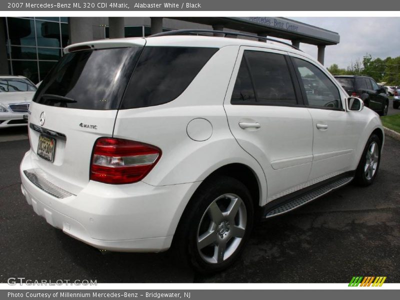 Alabaster White / Black 2007 Mercedes-Benz ML 320 CDI 4Matic