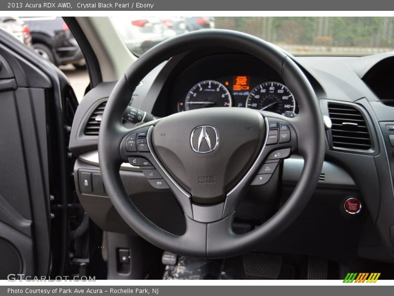 Crystal Black Pearl / Ebony 2013 Acura RDX AWD