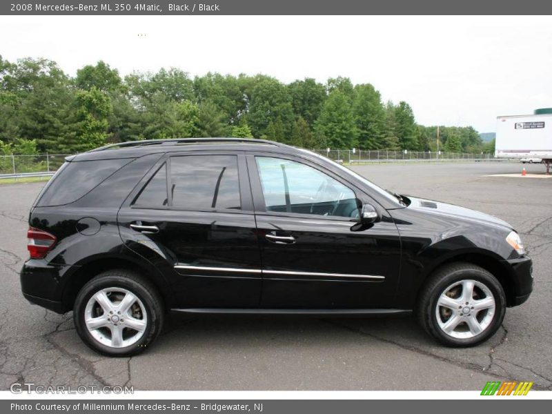 Black / Black 2008 Mercedes-Benz ML 350 4Matic
