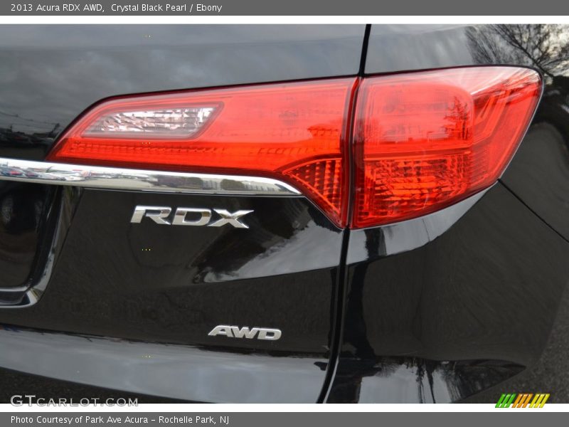 Crystal Black Pearl / Ebony 2013 Acura RDX AWD