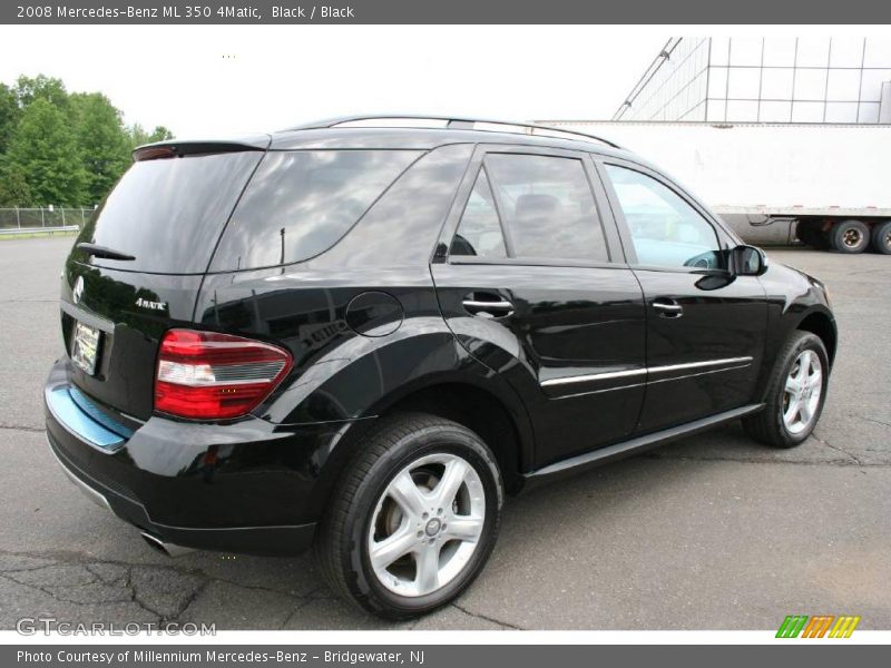 Black / Black 2008 Mercedes-Benz ML 350 4Matic