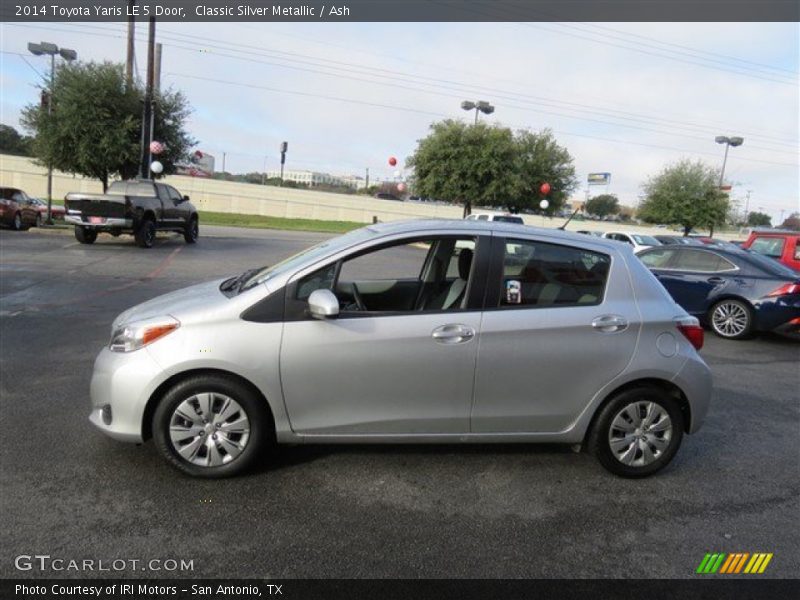 Classic Silver Metallic / Ash 2014 Toyota Yaris LE 5 Door