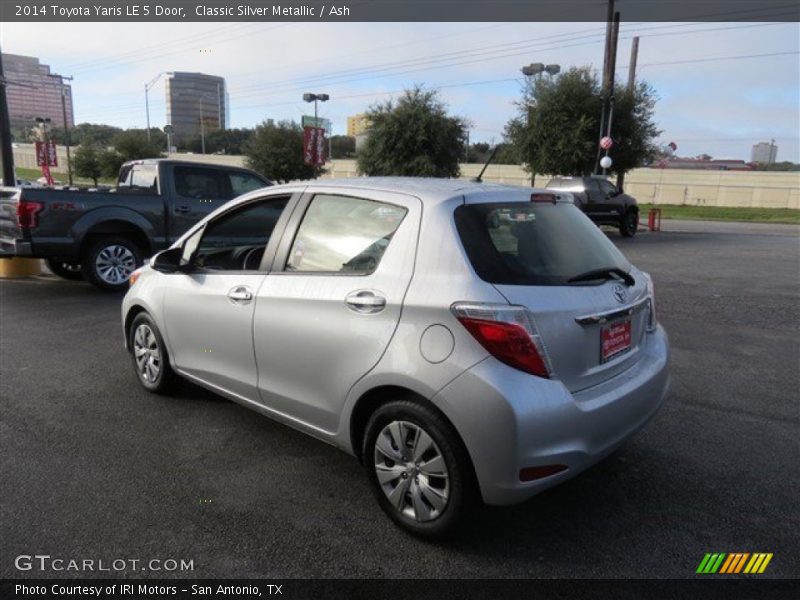 Classic Silver Metallic / Ash 2014 Toyota Yaris LE 5 Door
