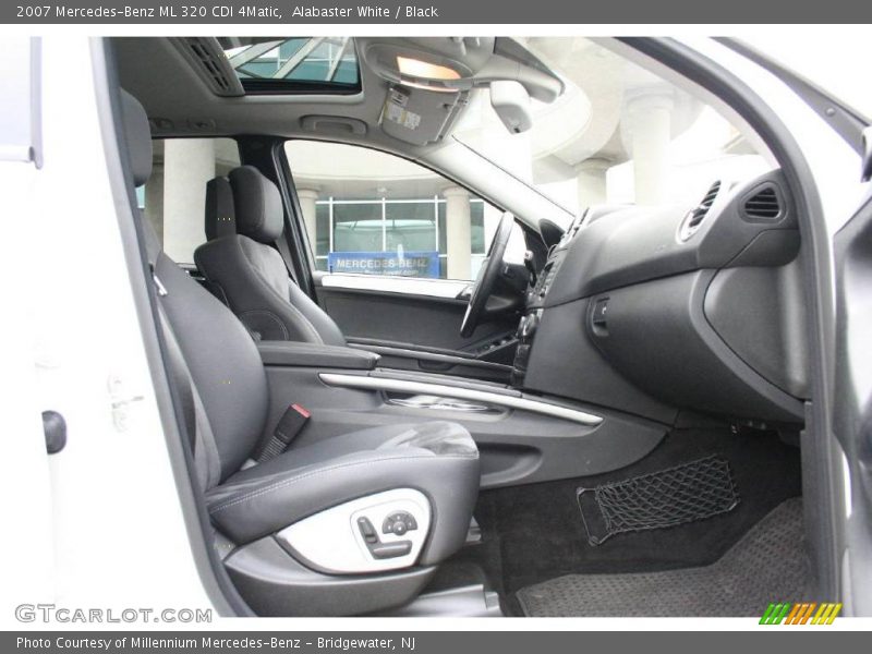 Alabaster White / Black 2007 Mercedes-Benz ML 320 CDI 4Matic
