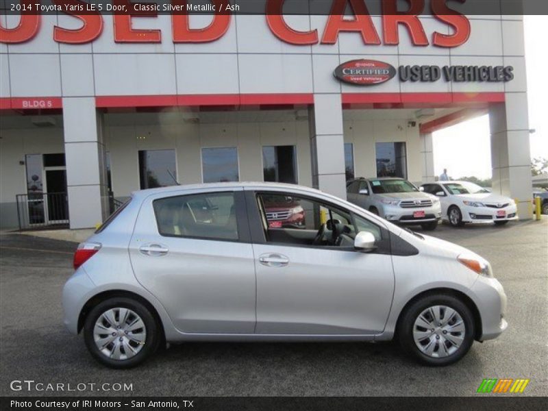 Classic Silver Metallic / Ash 2014 Toyota Yaris LE 5 Door