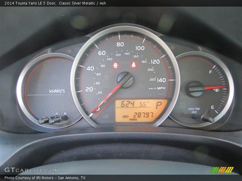 Classic Silver Metallic / Ash 2014 Toyota Yaris LE 5 Door