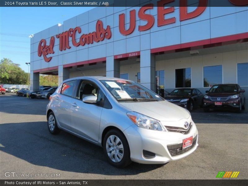 Classic Silver Metallic / Ash 2014 Toyota Yaris LE 5 Door