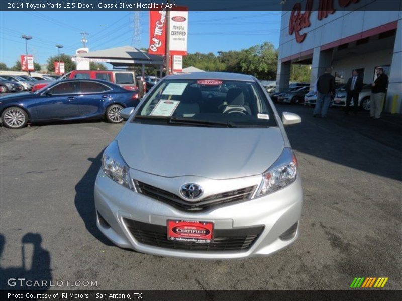 Classic Silver Metallic / Ash 2014 Toyota Yaris LE 5 Door