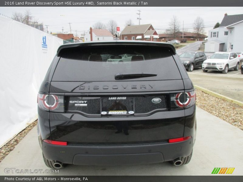 Santorini Black Metallic / Tan 2016 Land Rover Discovery Sport HSE Luxury 4WD