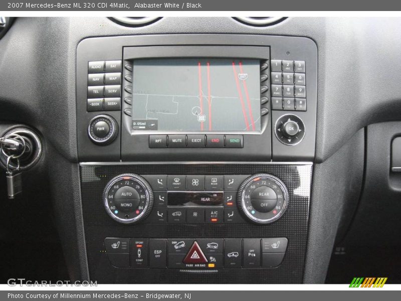 Alabaster White / Black 2007 Mercedes-Benz ML 320 CDI 4Matic