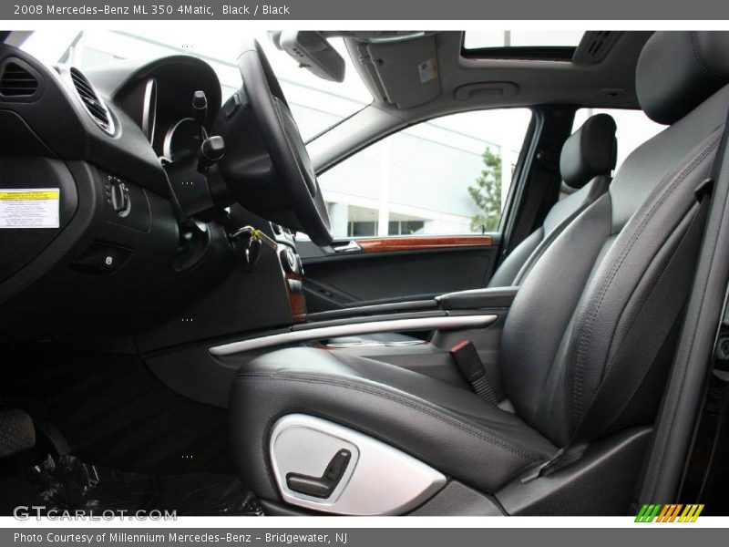Black / Black 2008 Mercedes-Benz ML 350 4Matic