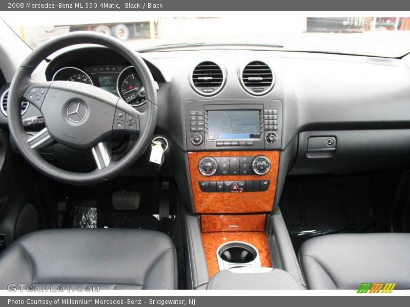 Black / Black 2008 Mercedes-Benz ML 350 4Matic