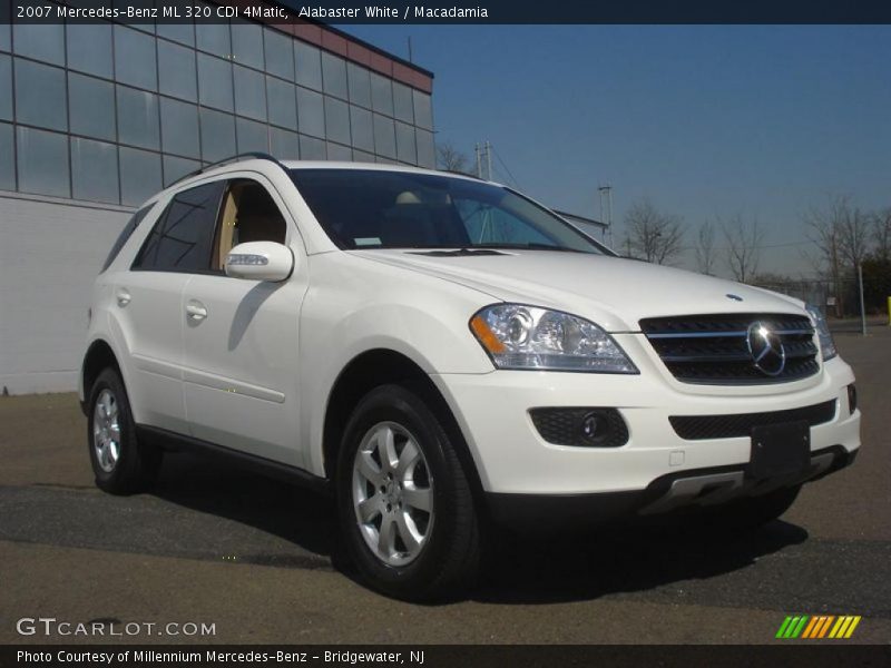 Alabaster White / Macadamia 2007 Mercedes-Benz ML 320 CDI 4Matic