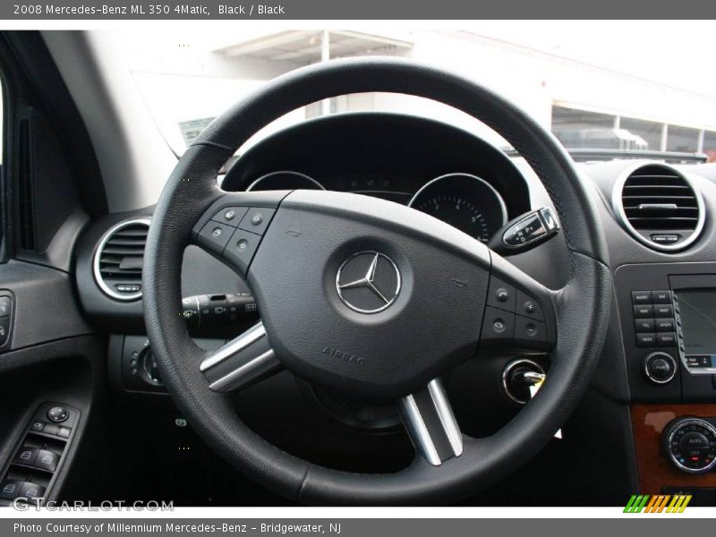 Black / Black 2008 Mercedes-Benz ML 350 4Matic