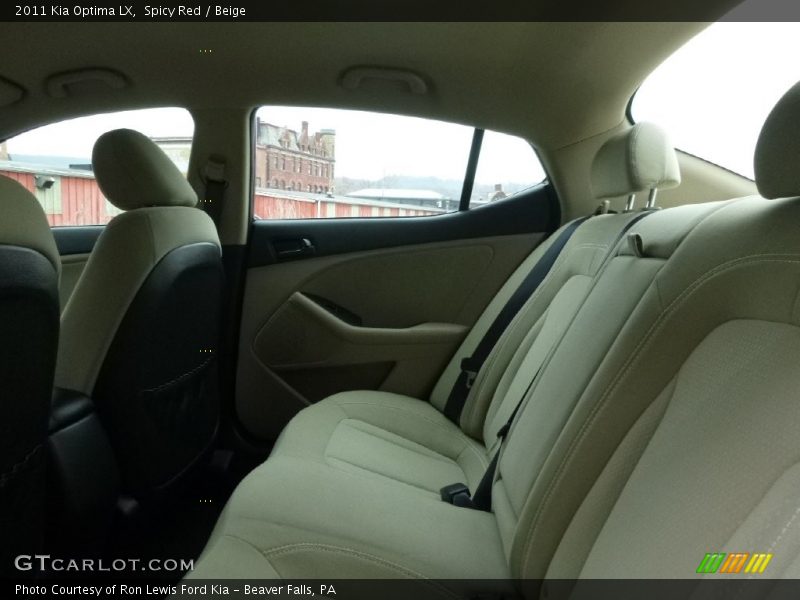 Spicy Red / Beige 2011 Kia Optima LX
