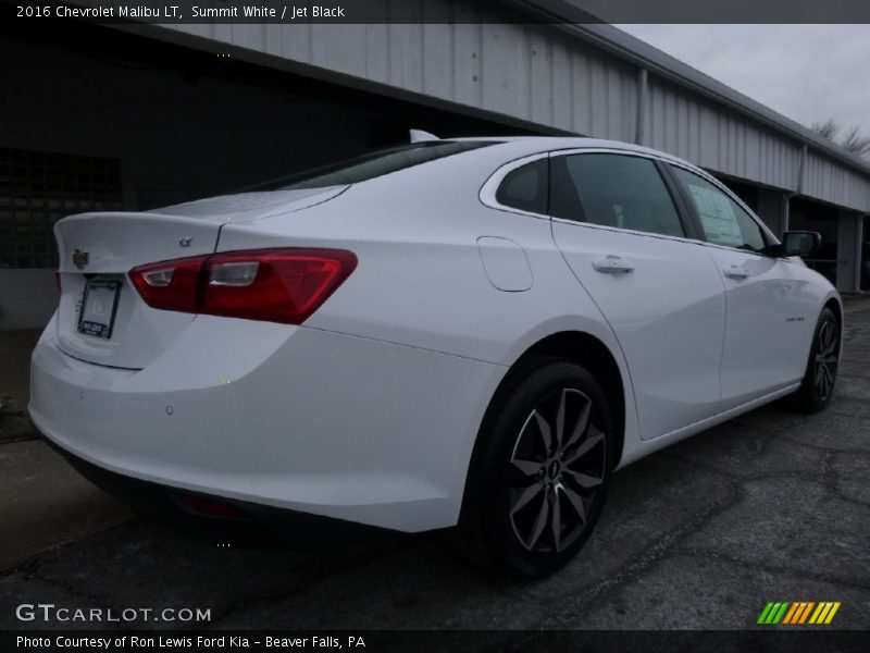 Summit White / Jet Black 2016 Chevrolet Malibu LT