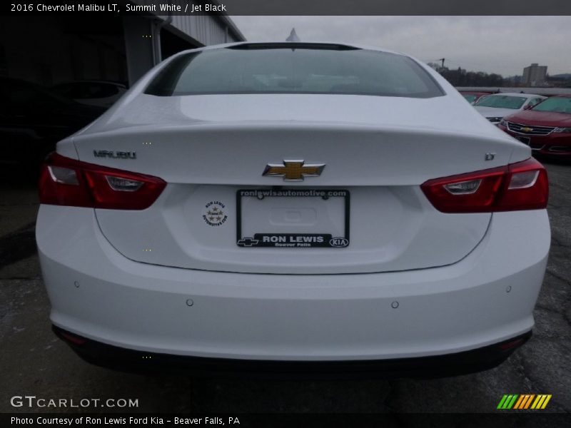 Summit White / Jet Black 2016 Chevrolet Malibu LT