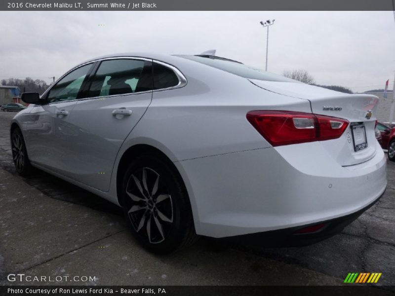 Summit White / Jet Black 2016 Chevrolet Malibu LT