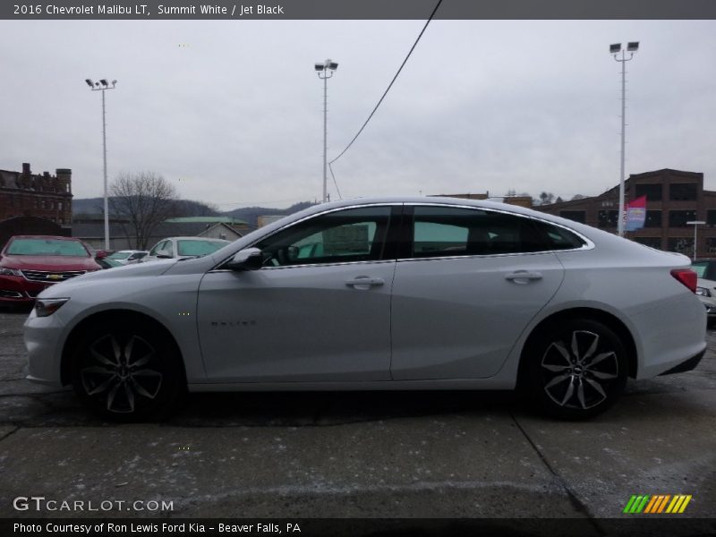 Summit White / Jet Black 2016 Chevrolet Malibu LT