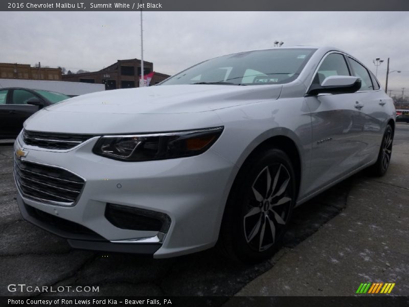 Summit White / Jet Black 2016 Chevrolet Malibu LT
