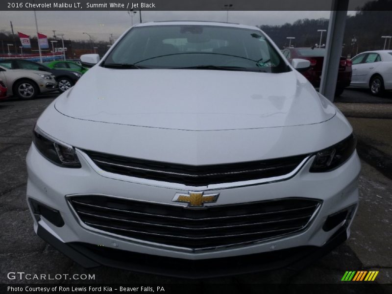 Summit White / Jet Black 2016 Chevrolet Malibu LT