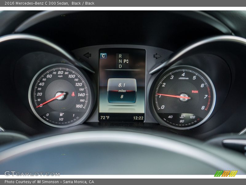 Black / Black 2016 Mercedes-Benz C 300 Sedan