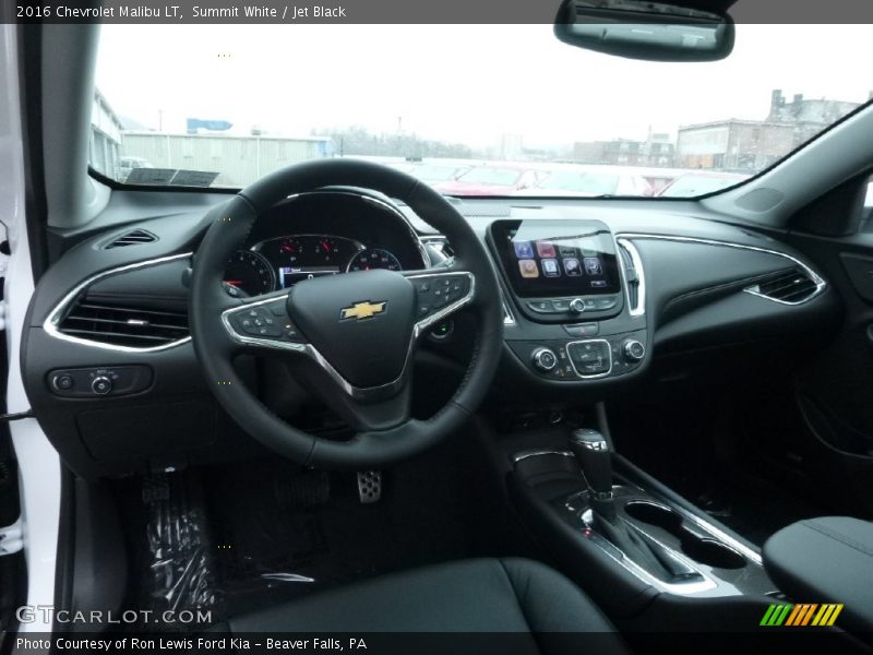 Summit White / Jet Black 2016 Chevrolet Malibu LT