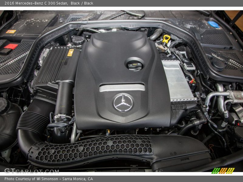 Black / Black 2016 Mercedes-Benz C 300 Sedan