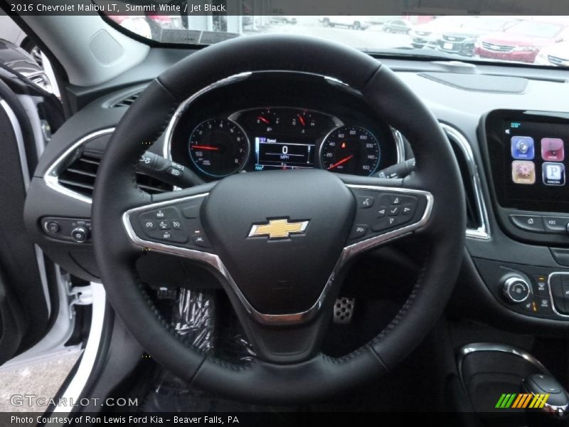Summit White / Jet Black 2016 Chevrolet Malibu LT