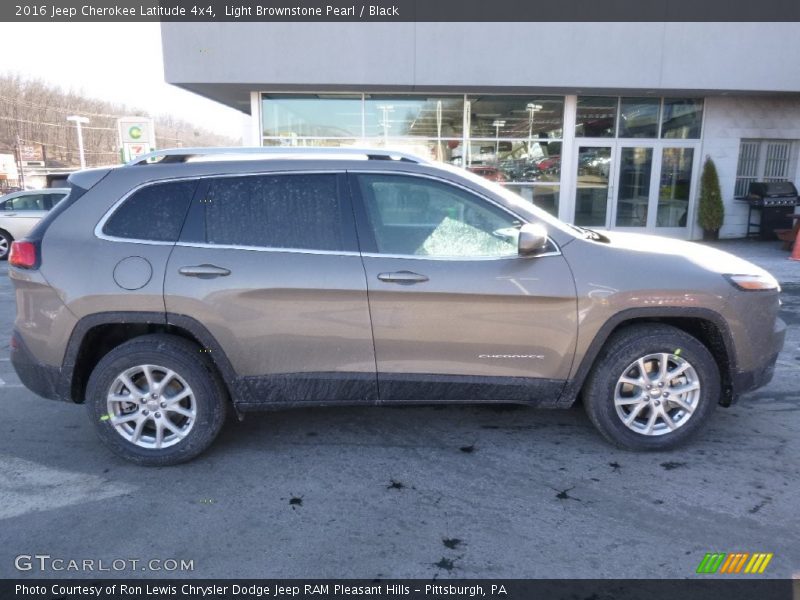 Light Brownstone Pearl / Black 2016 Jeep Cherokee Latitude 4x4