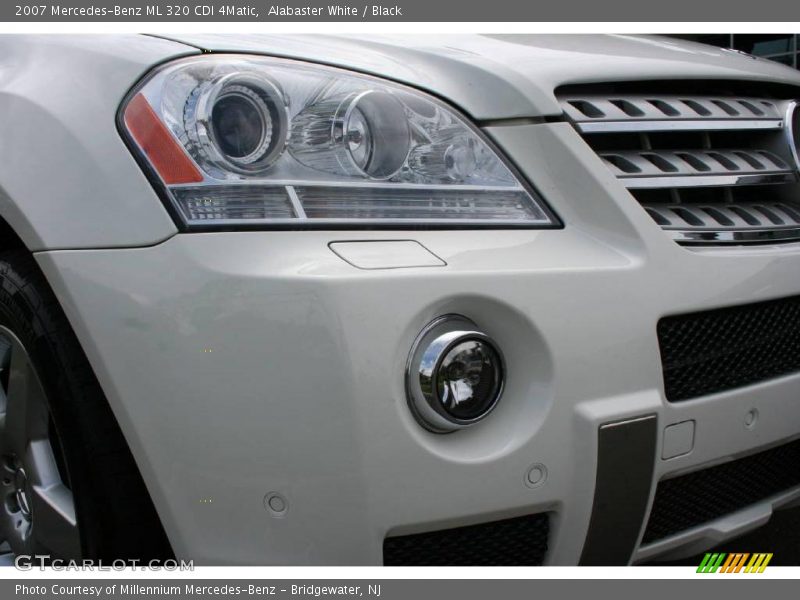 Alabaster White / Black 2007 Mercedes-Benz ML 320 CDI 4Matic