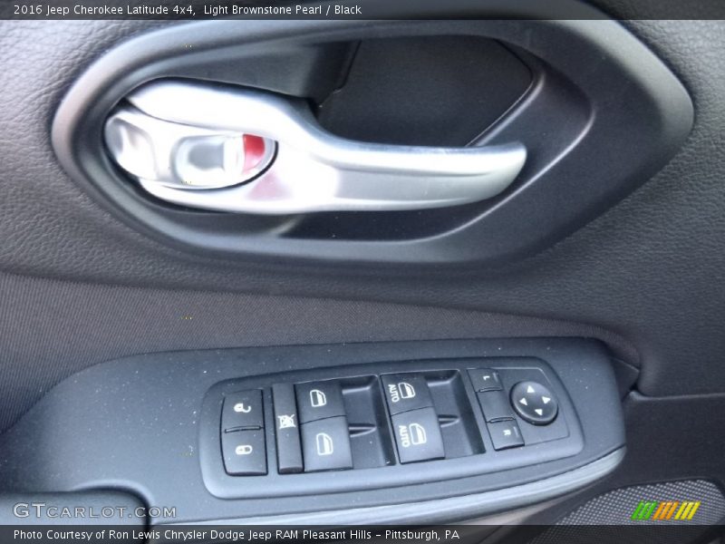 Light Brownstone Pearl / Black 2016 Jeep Cherokee Latitude 4x4