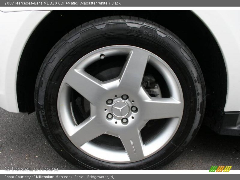 Alabaster White / Black 2007 Mercedes-Benz ML 320 CDI 4Matic