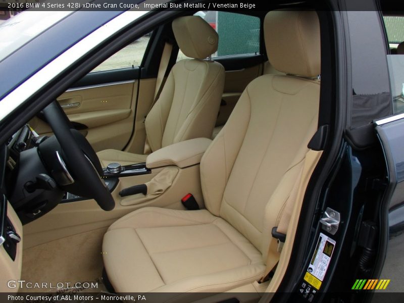 Imperial Blue Metallic / Venetian Beige 2016 BMW 4 Series 428i xDrive Gran Coupe