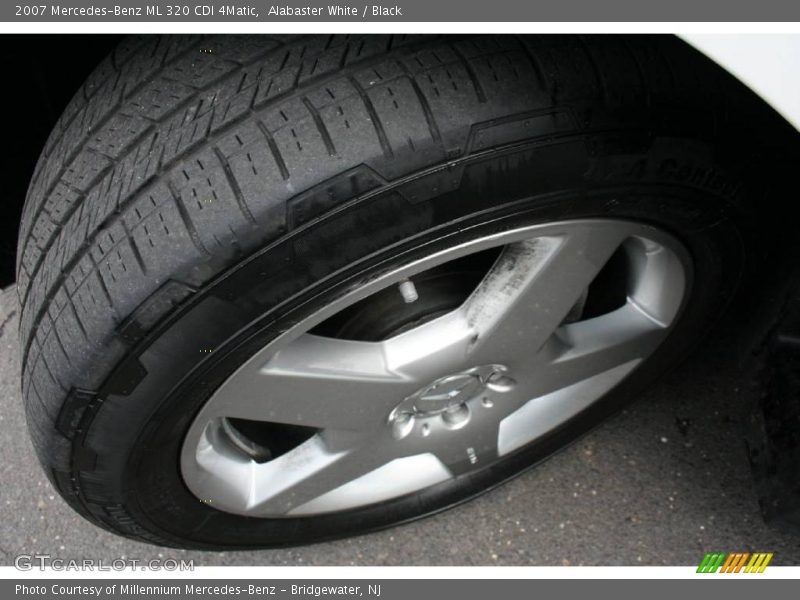 Alabaster White / Black 2007 Mercedes-Benz ML 320 CDI 4Matic