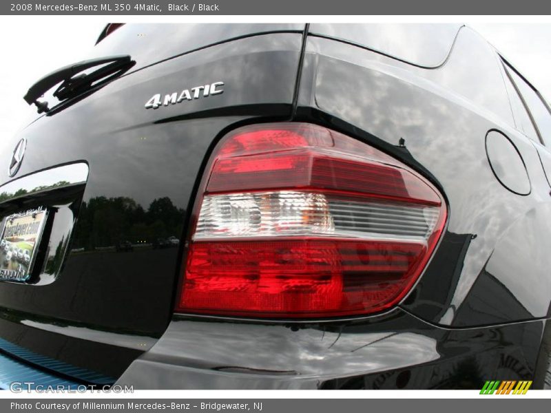 Black / Black 2008 Mercedes-Benz ML 350 4Matic