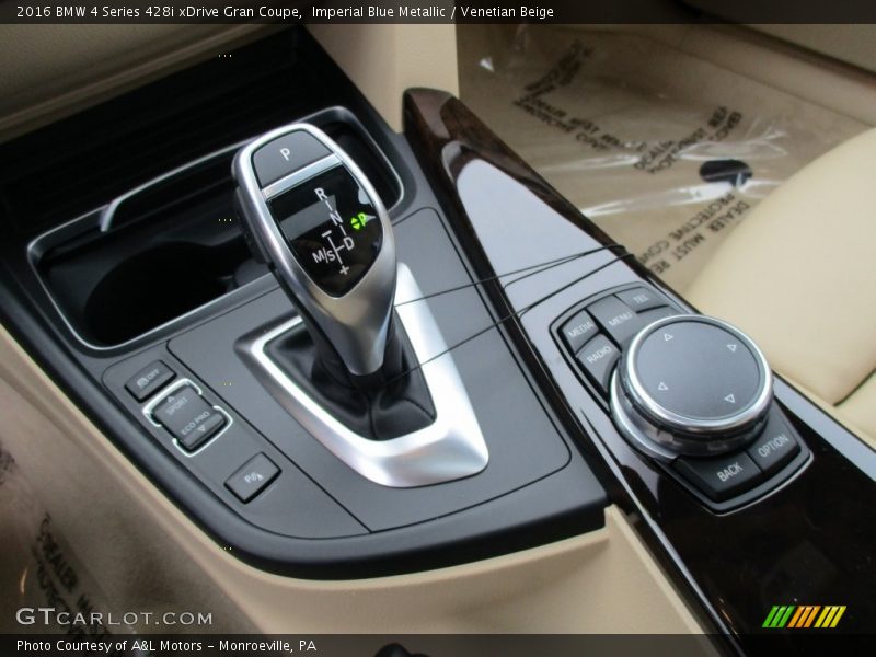 Imperial Blue Metallic / Venetian Beige 2016 BMW 4 Series 428i xDrive Gran Coupe