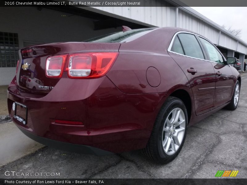 Butte Red Metallic / Cocoa/Light Neutral 2016 Chevrolet Malibu Limited LT