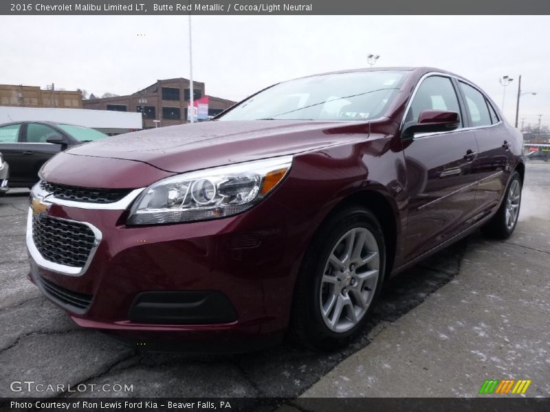 Butte Red Metallic / Cocoa/Light Neutral 2016 Chevrolet Malibu Limited LT