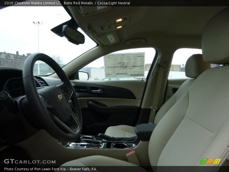 Butte Red Metallic / Cocoa/Light Neutral 2016 Chevrolet Malibu Limited LT