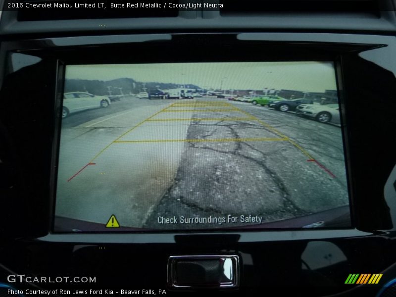Butte Red Metallic / Cocoa/Light Neutral 2016 Chevrolet Malibu Limited LT