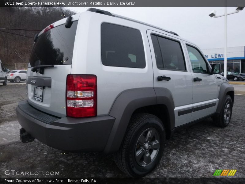 Bright Silver Metallic / Dark Slate Gray 2011 Jeep Liberty Renegade 4x4