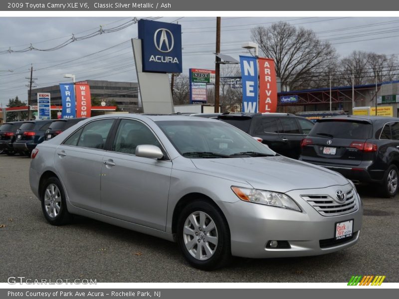 Classic Silver Metallic / Ash 2009 Toyota Camry XLE V6