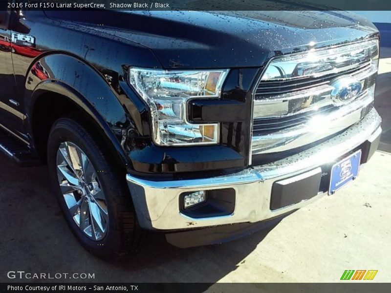 Shadow Black / Black 2016 Ford F150 Lariat SuperCrew