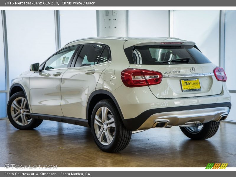 Cirrus White / Black 2016 Mercedes-Benz GLA 250
