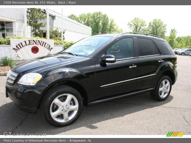 Black / Black 2008 Mercedes-Benz ML 350 4Matic